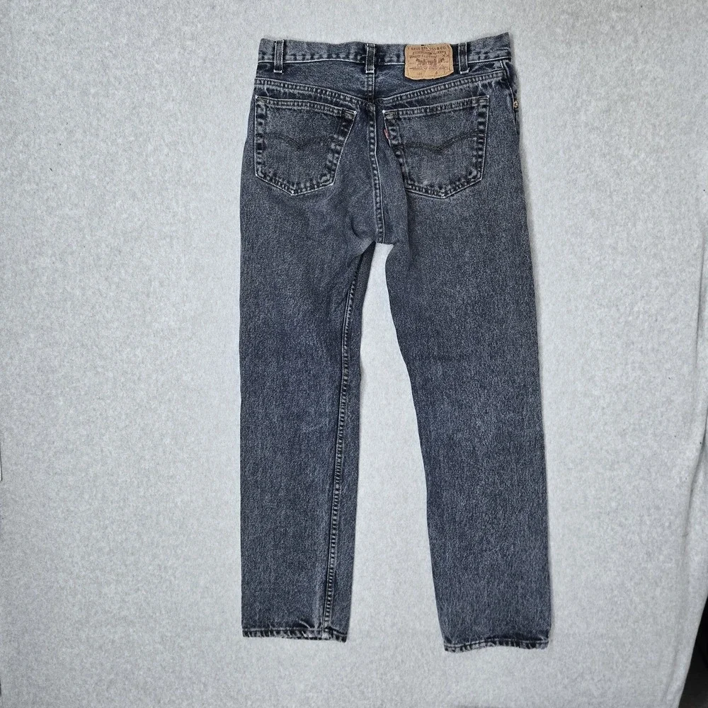 VINTAGE Levi's 501 Men Jeans 31X32 Gray 90s‎ USA Denim Straight 29